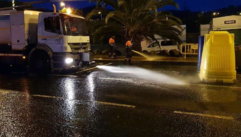 Labores de limpieza (Foto TA)